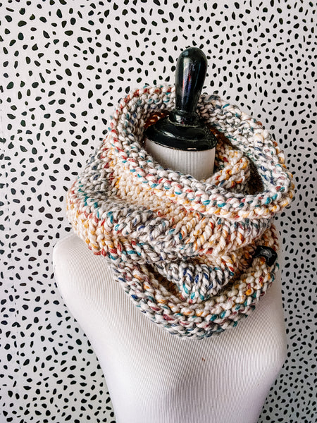 Neckwarmer in Autumn Rainbow