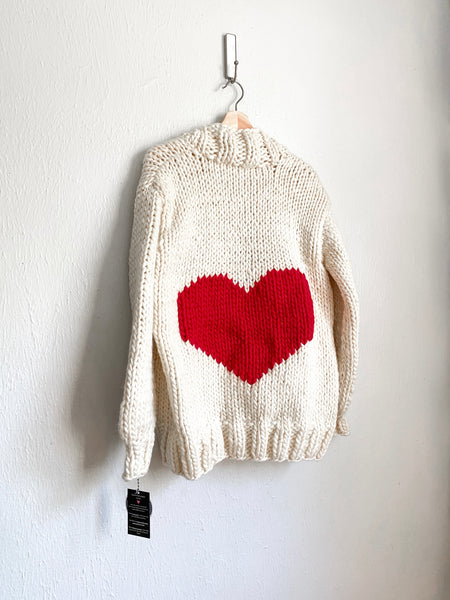 MADE TO ORDER : Heart U Back Cardigan Sweater