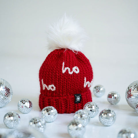 The Ho Hat in Red + Winter White