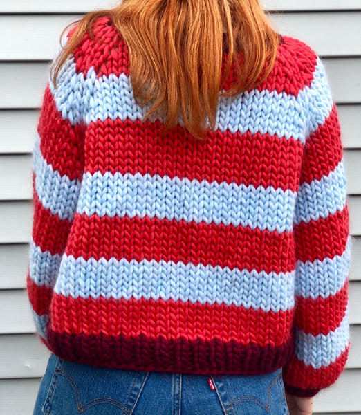 MADE TO ORDER : Color Me Happy Sweater in Roseate