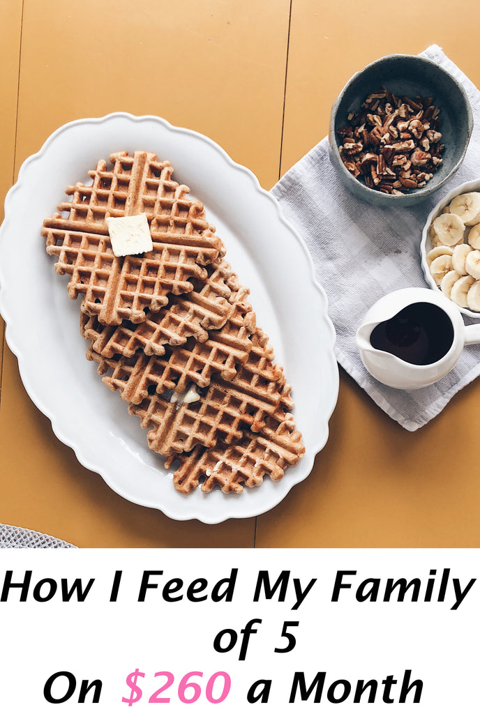 How I Feed My Family of 5 on $260 a Month