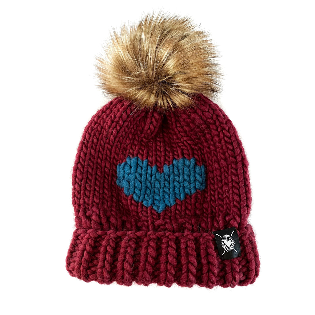 How-to Faux Fur Pom Pom on Knitted Toque - Grateful Prayer