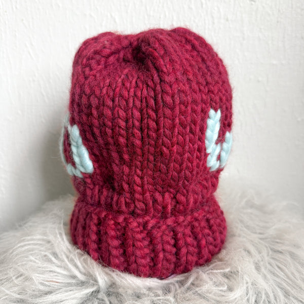 Chunky Hand-Knitted WEIRDO Beanie – Luxury Merino Wool Statement Hat