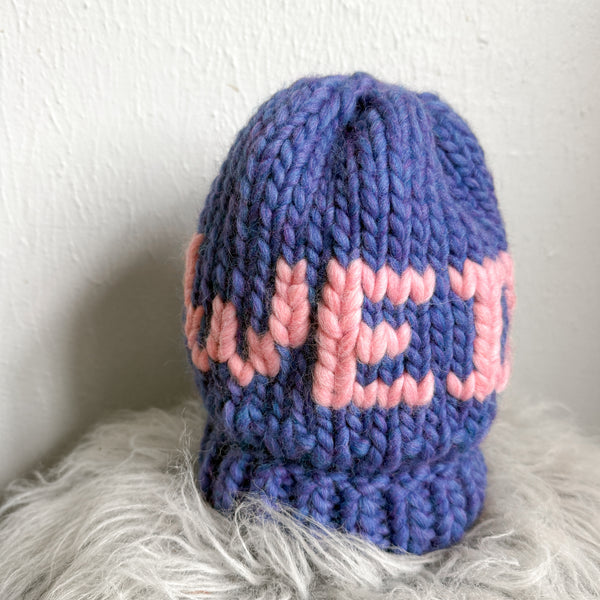 Chunky Hand-Knitted WEIRDO Beanie – Luxury Merino Wool Statement Hat