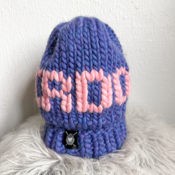 Chunky Hand-Knitted WEIRDO Beanie – Luxury Merino Wool Statement Hat