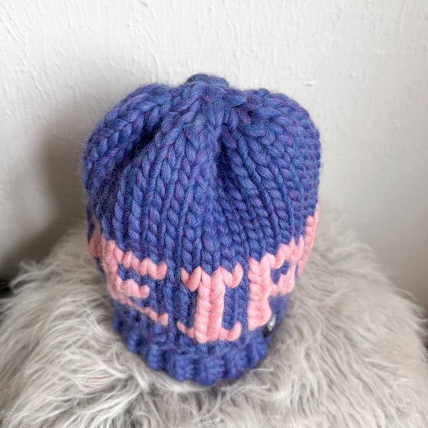 Chunky Hand-Knitted WEIRDO Beanie – Luxury Merino Wool Statement Hat