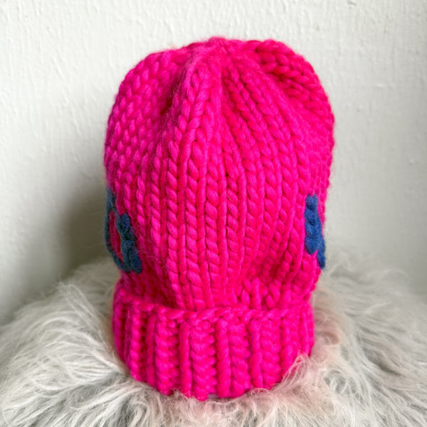 Chunky Hand-Knitted WEIRDO Beanie – Luxury Merino Wool Statement Hat