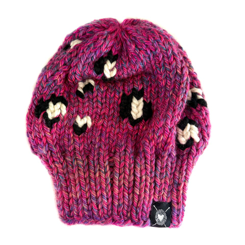 Slouchy Leopard Print Beanie Azalea