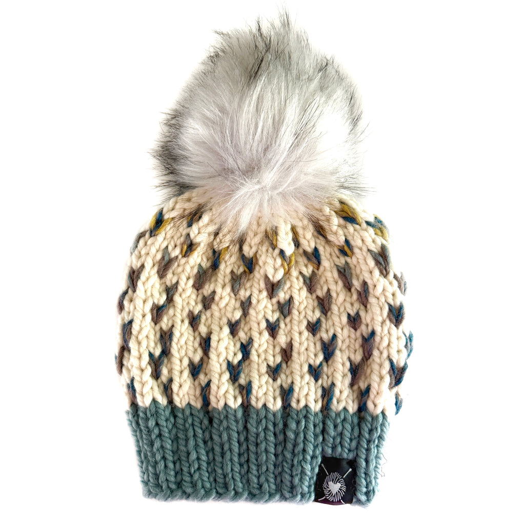 Zero Waste : Tiny Hearts Pom-Pom Beanie