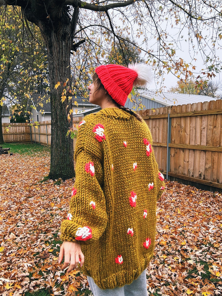MADE TO ORDER : Leopard Print Cardigan Sweater