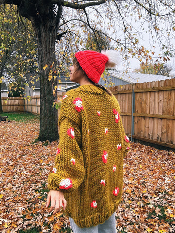 MADE TO ORDER : Leopard Print Cardigan Sweater