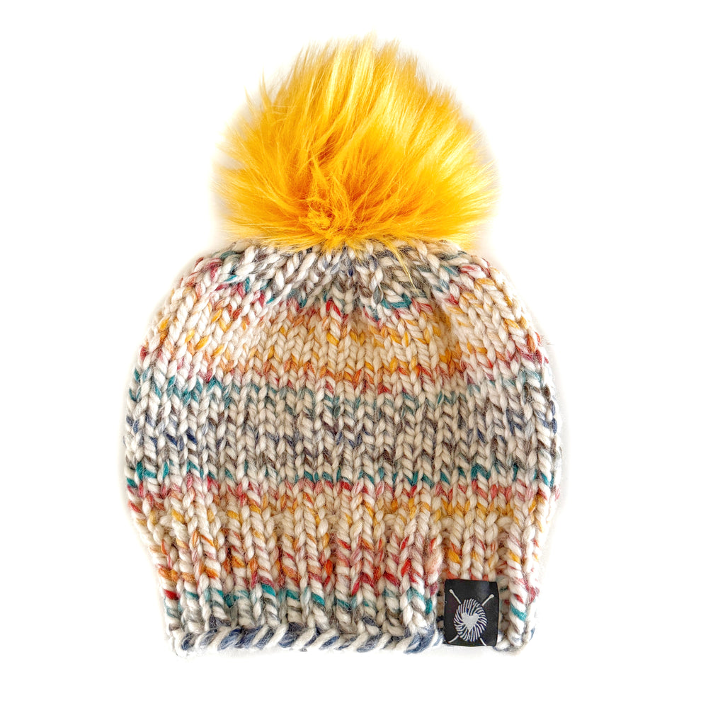Zero Waste : Solid Pom-Pom Beanie