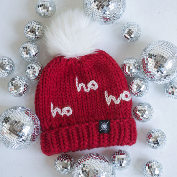 The Ho Hat in Red + Winter White