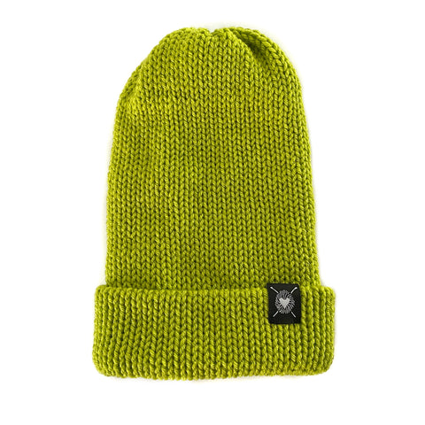 Delight Beanie in Lime(wool free)